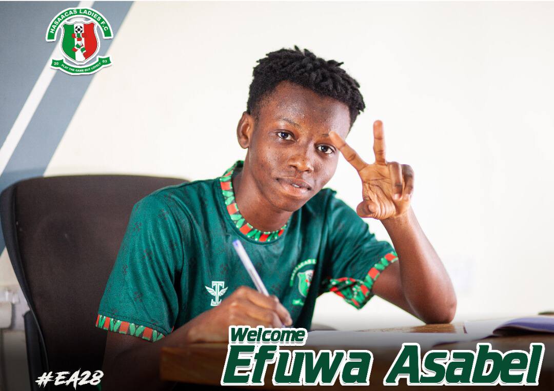 Hasaacas Ladies Announces Efuwa Asabel Deal